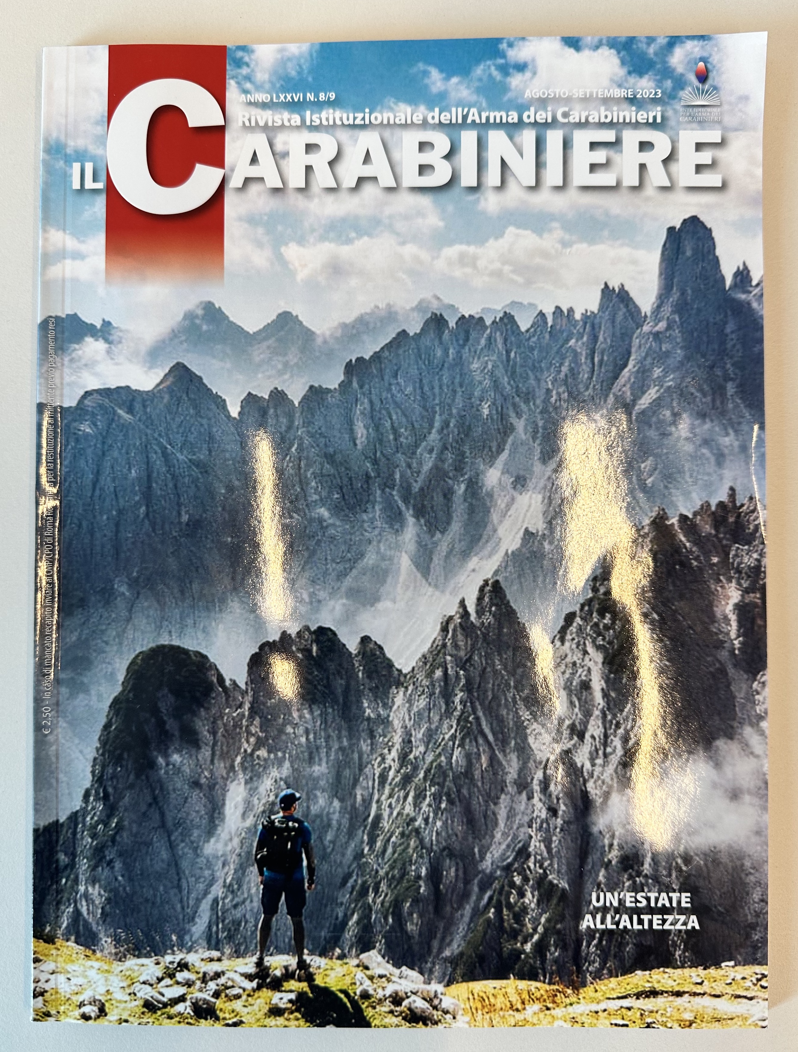 Great ethical company and partner: Carabinieri magazine publishes the August-September issue on Lubea 